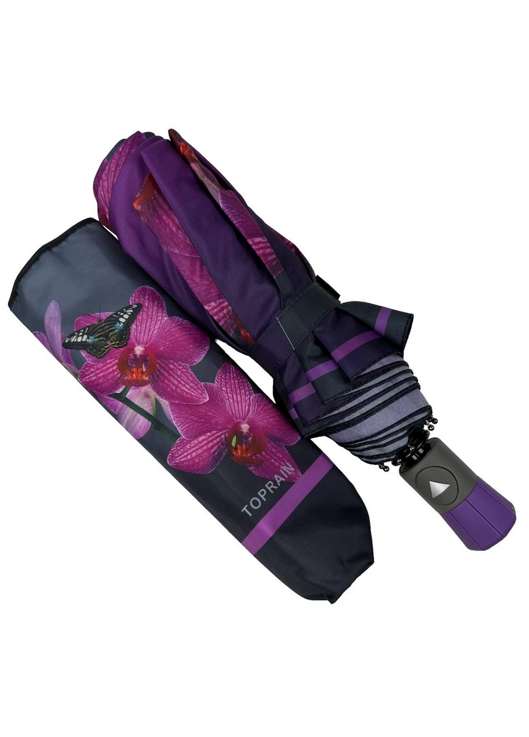 Складна жіноча парасолька напівавтомат Toprain (277690285)