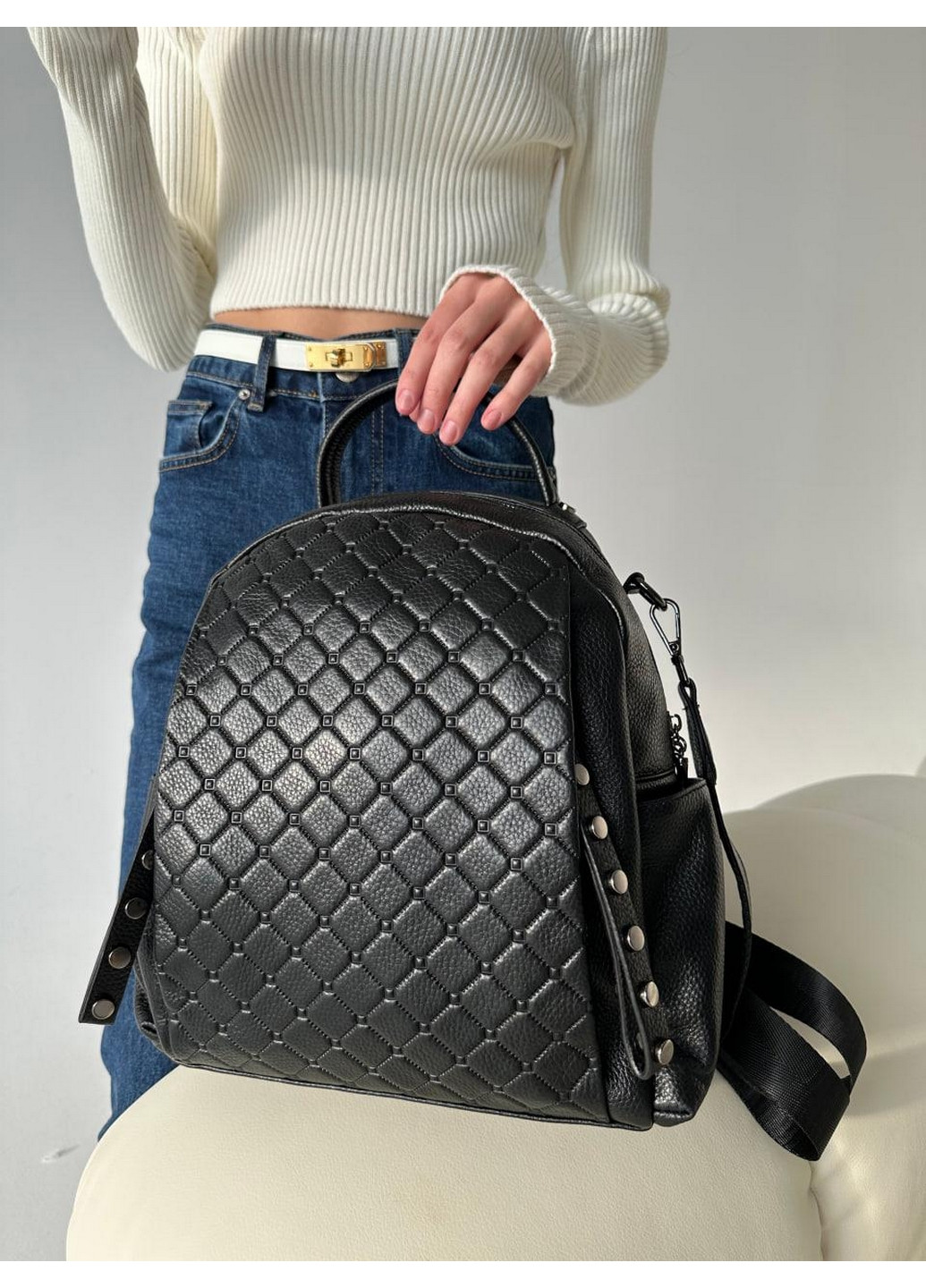 Кожаный женский рюкзак Tiding Bag (277691537)