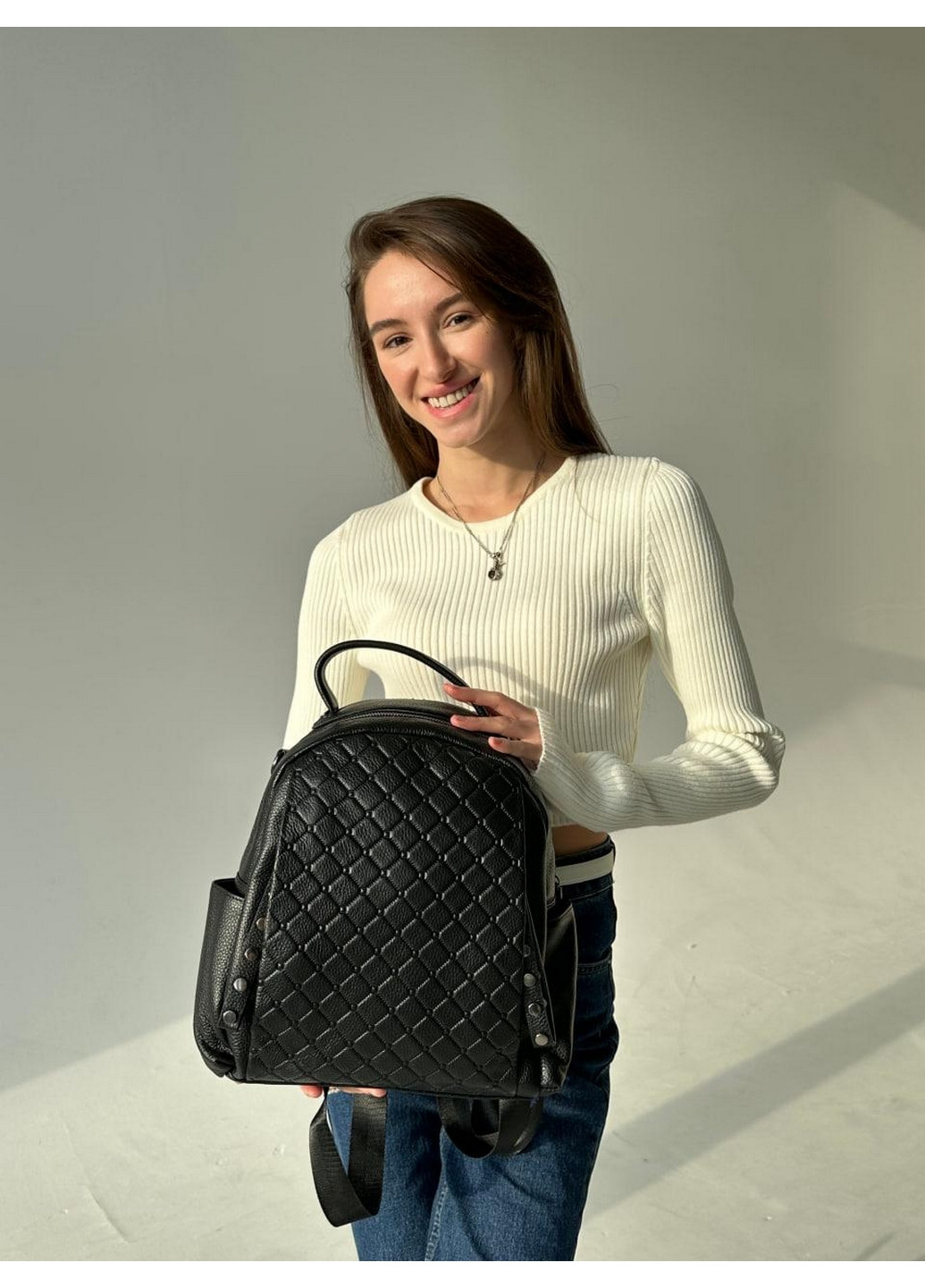 Кожаный женский рюкзак Tiding Bag (277691537)