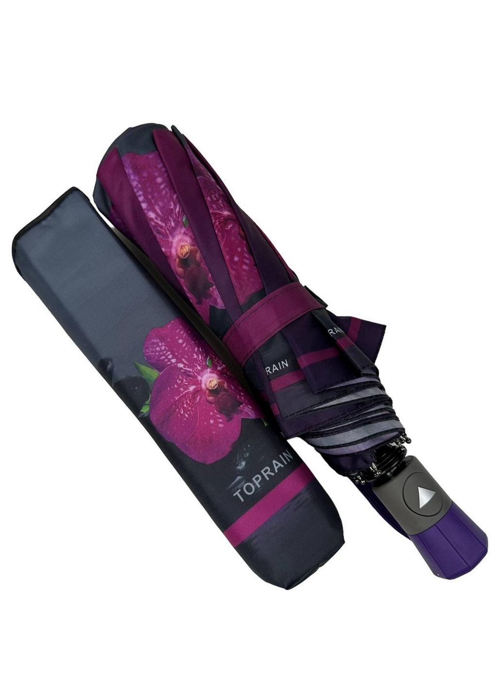 Складна жіноча парасолька напівавтомат Toprain (277689269)