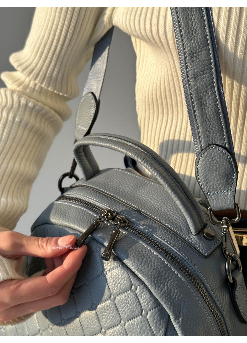 Шкіряний жіночий рюкзак Tiding Bag (277689516)