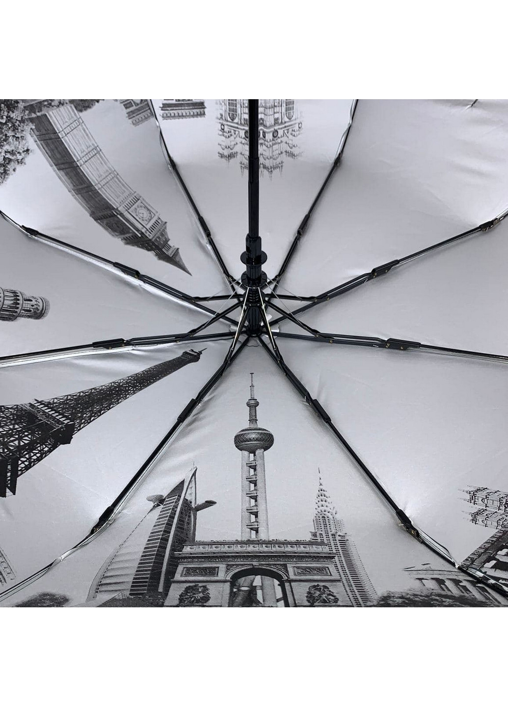 Зелёный зонт полуавтомат женский Toprain (277690279)