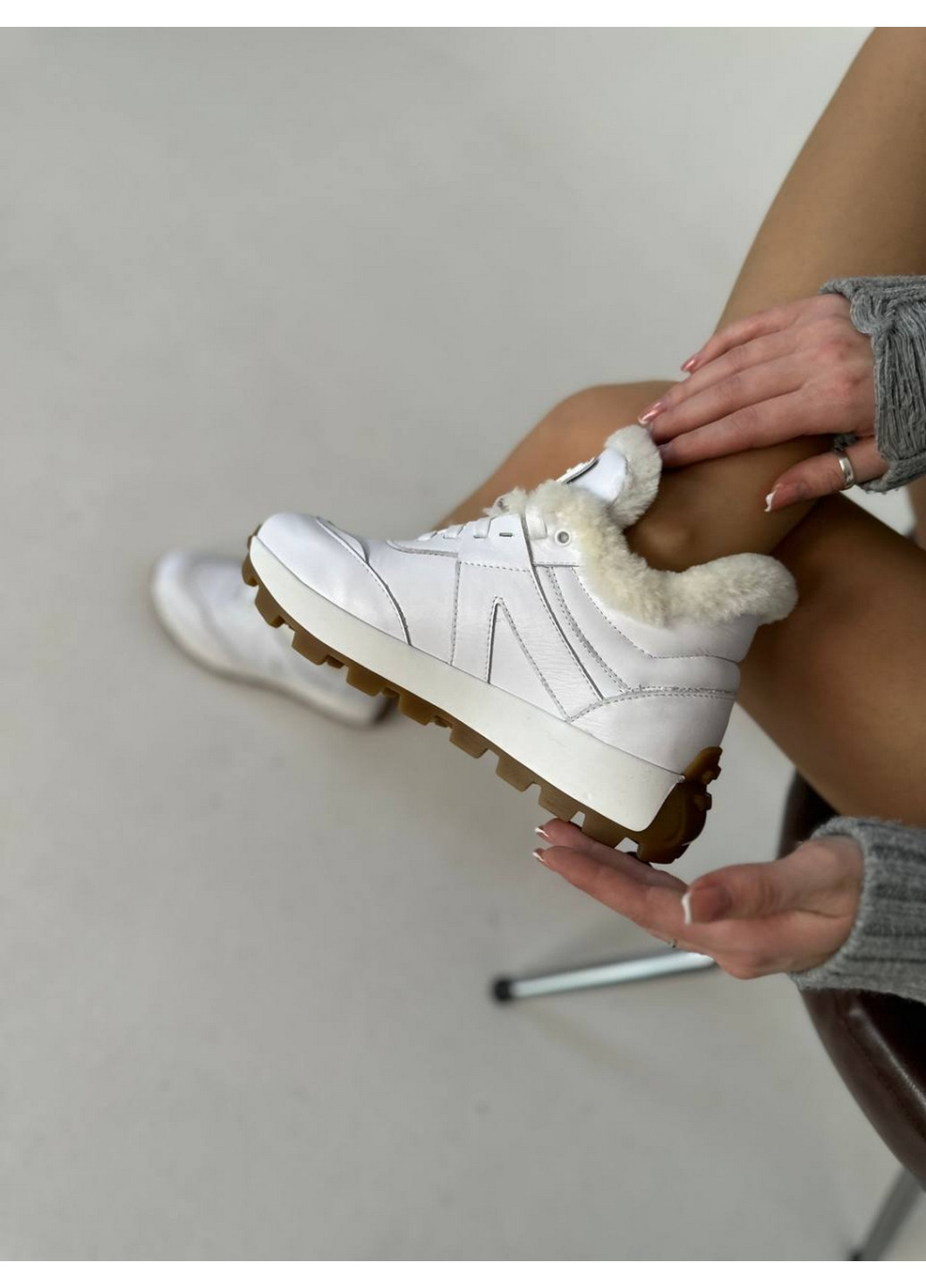 Жіночі шкіряні кросівки VZUTIK білі всесезони (277689923)