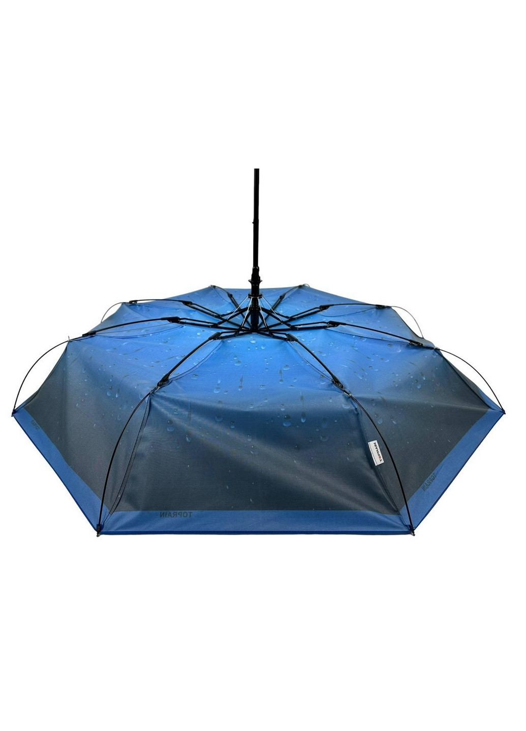 Синя зонт напівавтомат жіночий Toprain (277689280)