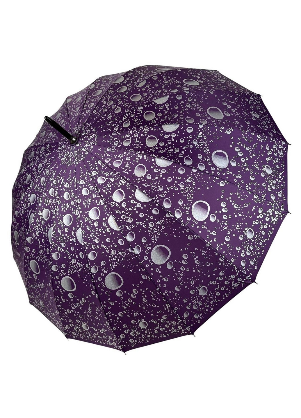 Фиолетовый зонт трость женский Toprain (277691317)