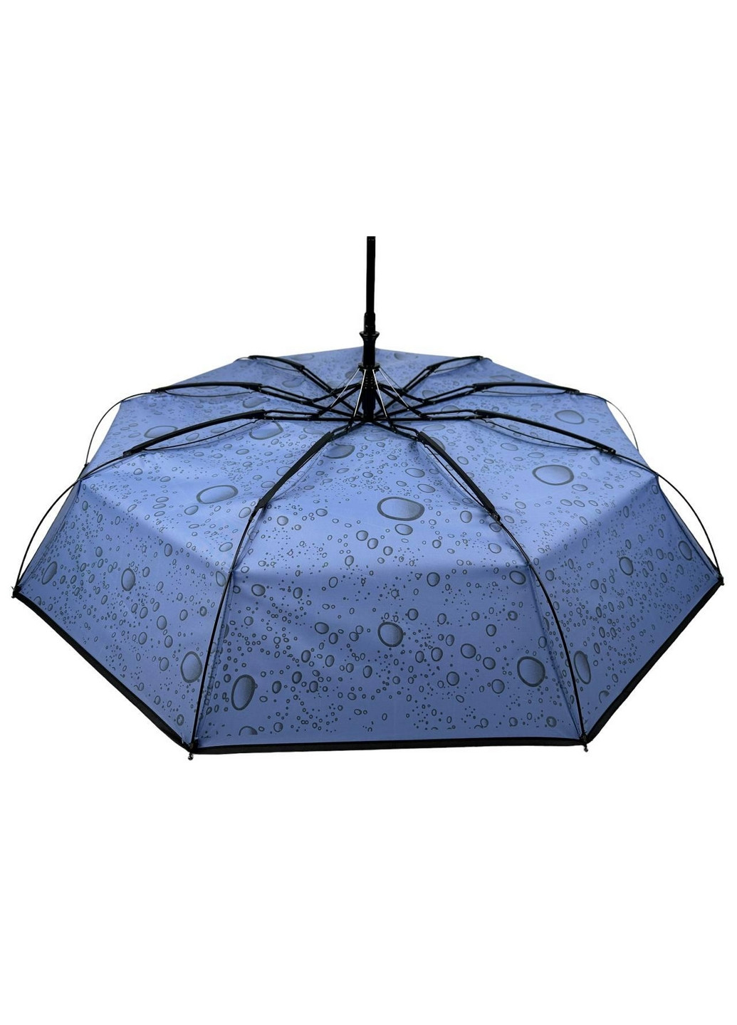 Блакитна зонт напівавтомат жіночий Toprain (277692329)