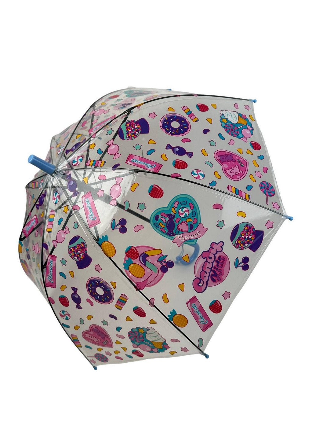 Прозора дитяча парасолька тростина напівавтомат Fiaba (277693271)
