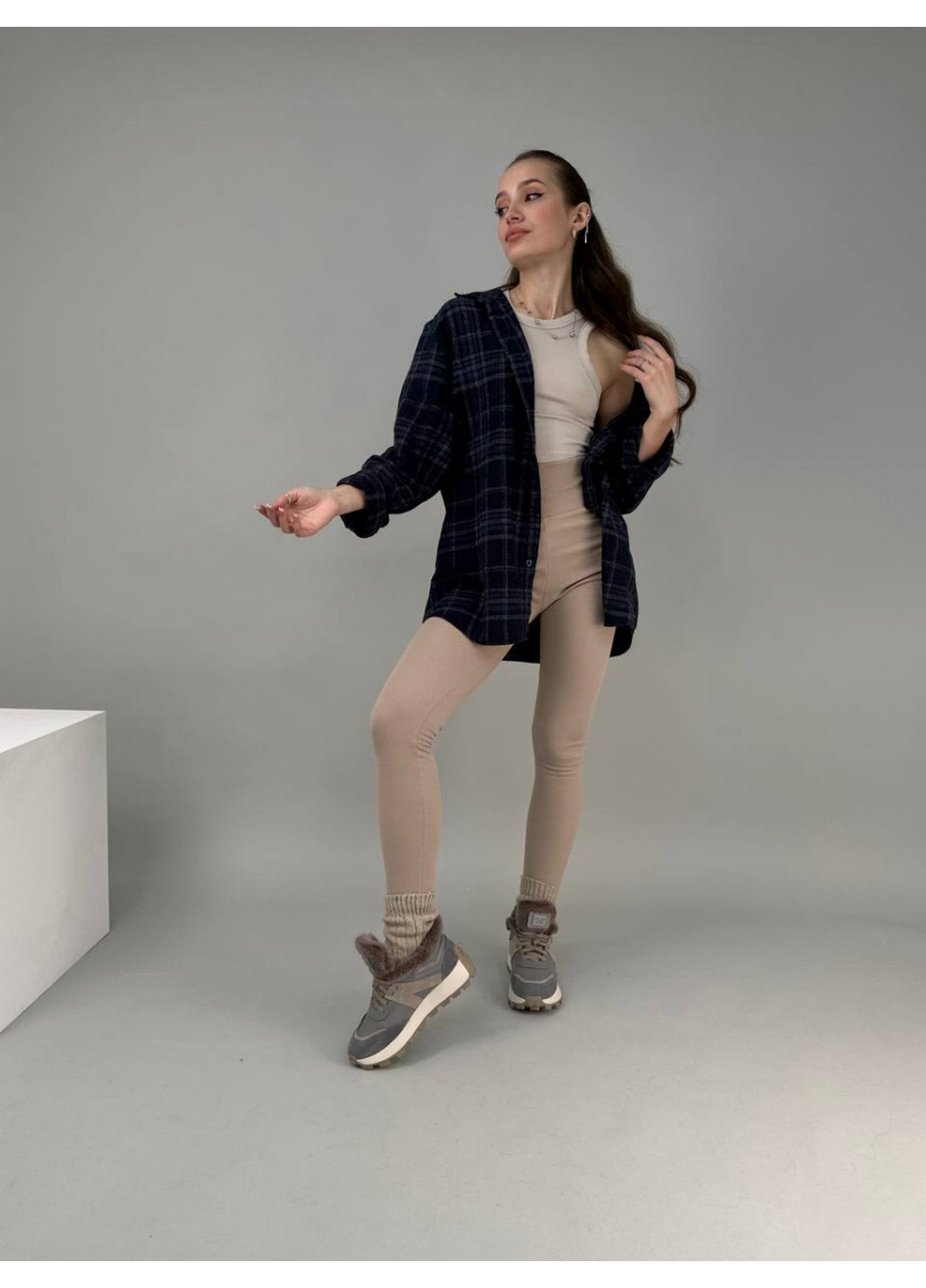 Жіночі шкіряні кросівки VZUTIK сірі всесезони (277691777)