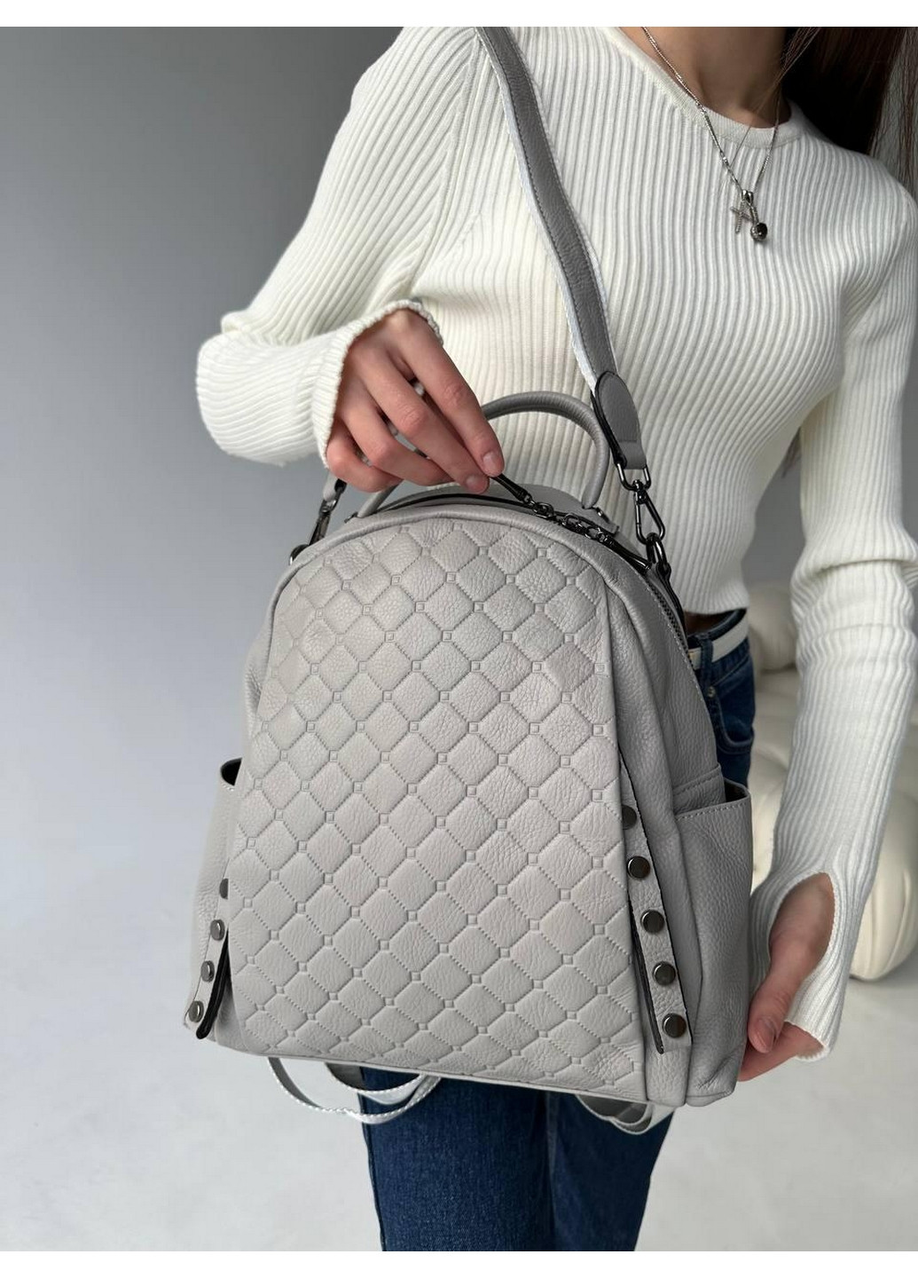 Кожаный женский рюкзак Tiding Bag (277691543)