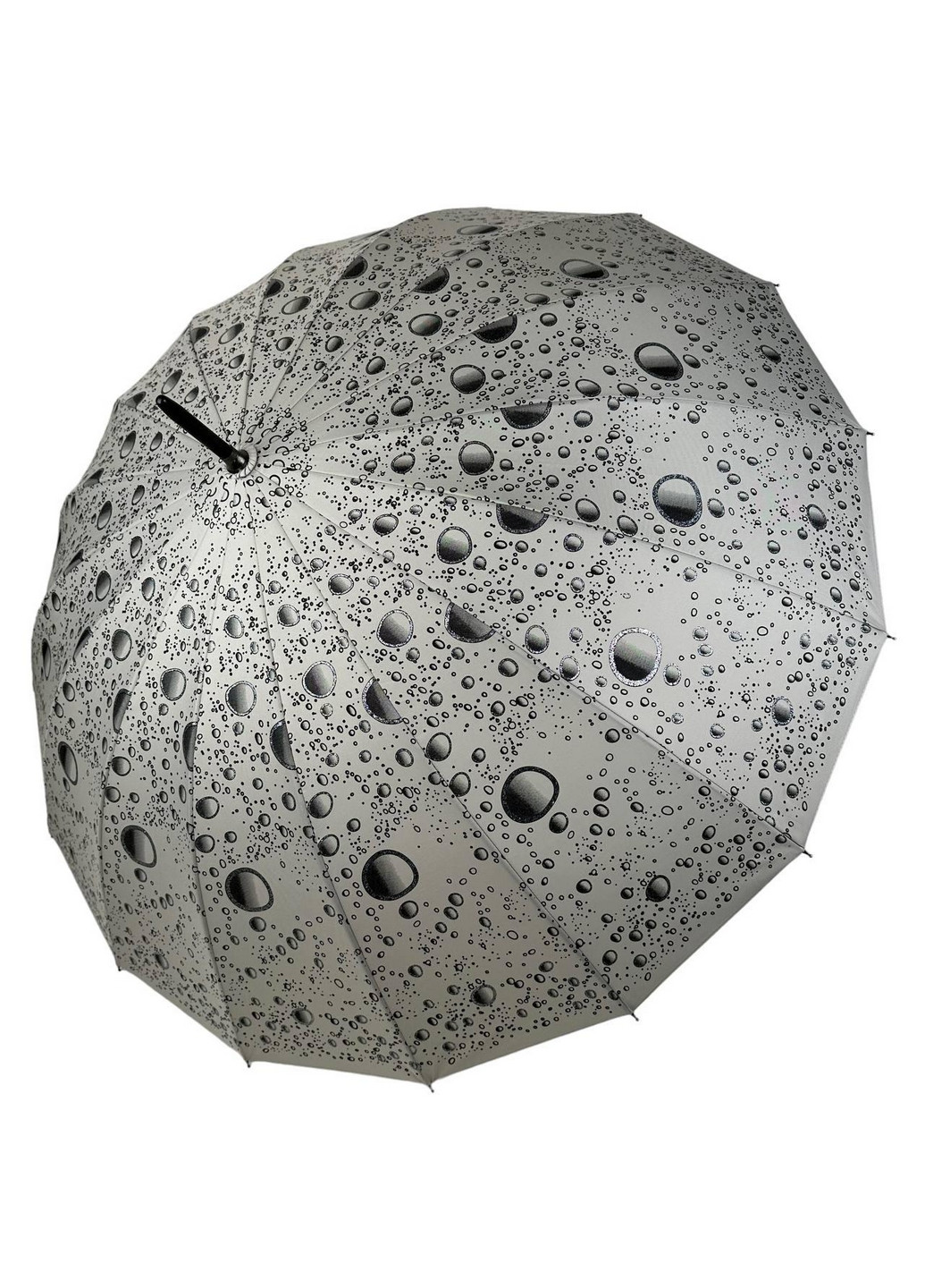 Серый зонт трость женский Toprain (277692342)