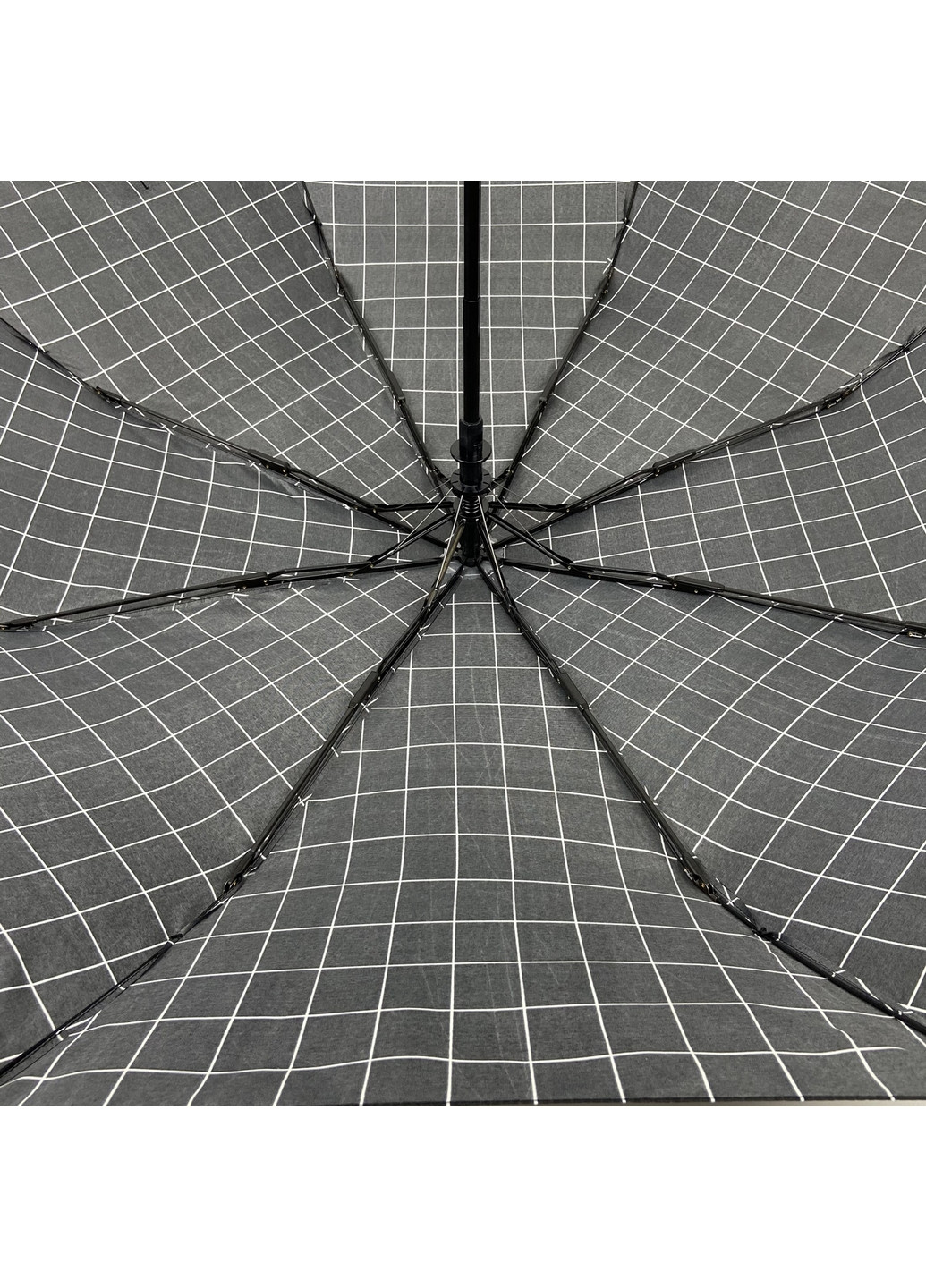 Чёрный зонт полуавтомат женский Toprain (277691338)