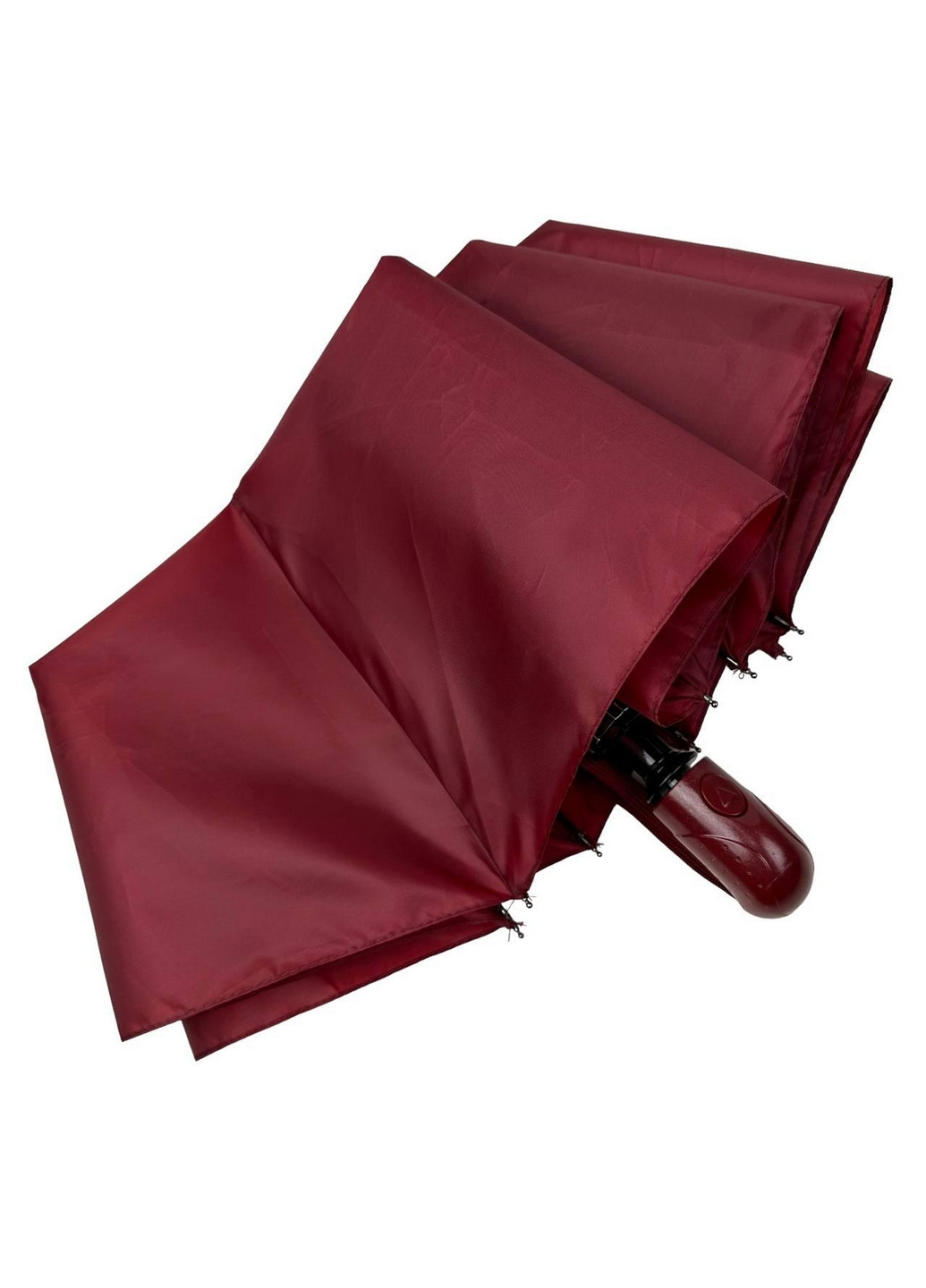 Бордовый зонт полуавтомат женский Toprain (277692338)