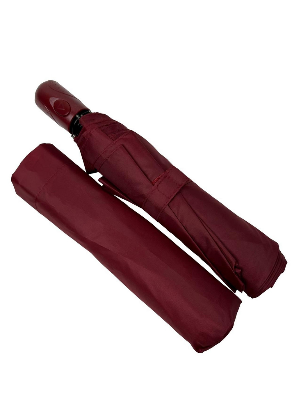 Бордовый зонт полуавтомат женский Toprain (277692338)