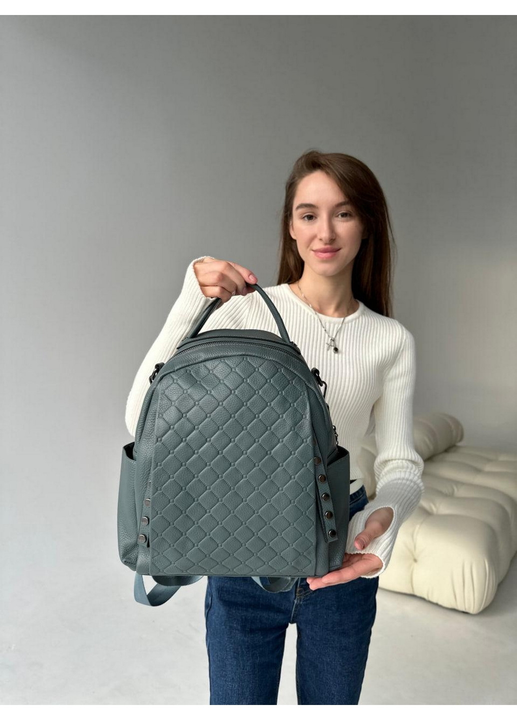 Кожаный женский рюкзак Tiding Bag (277690532)