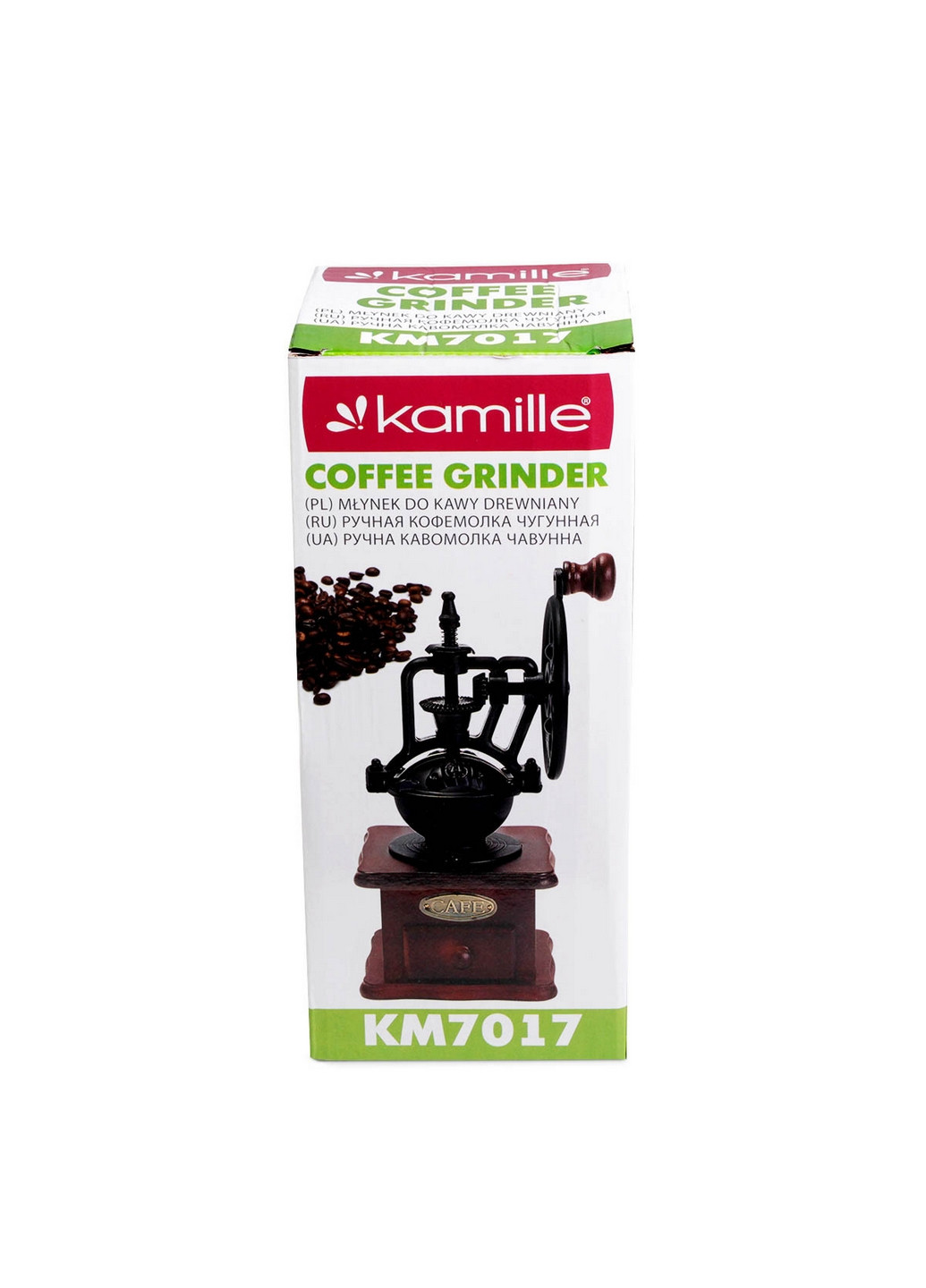 Кофемолка механическая ручная - прекрасный вариант для подарка Kamille (277691496)