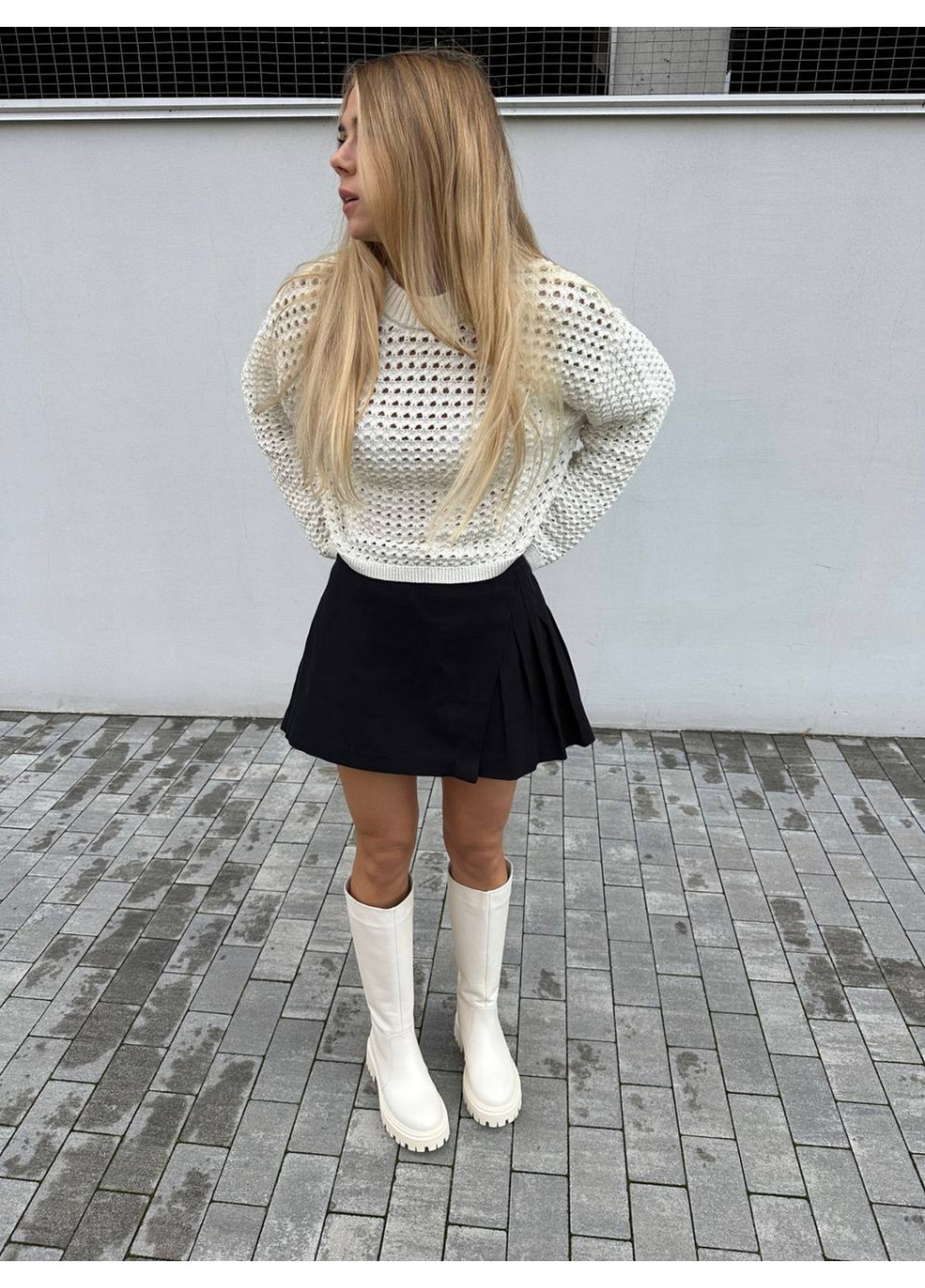 Осенние женские кожаные сапоги VZUTIK