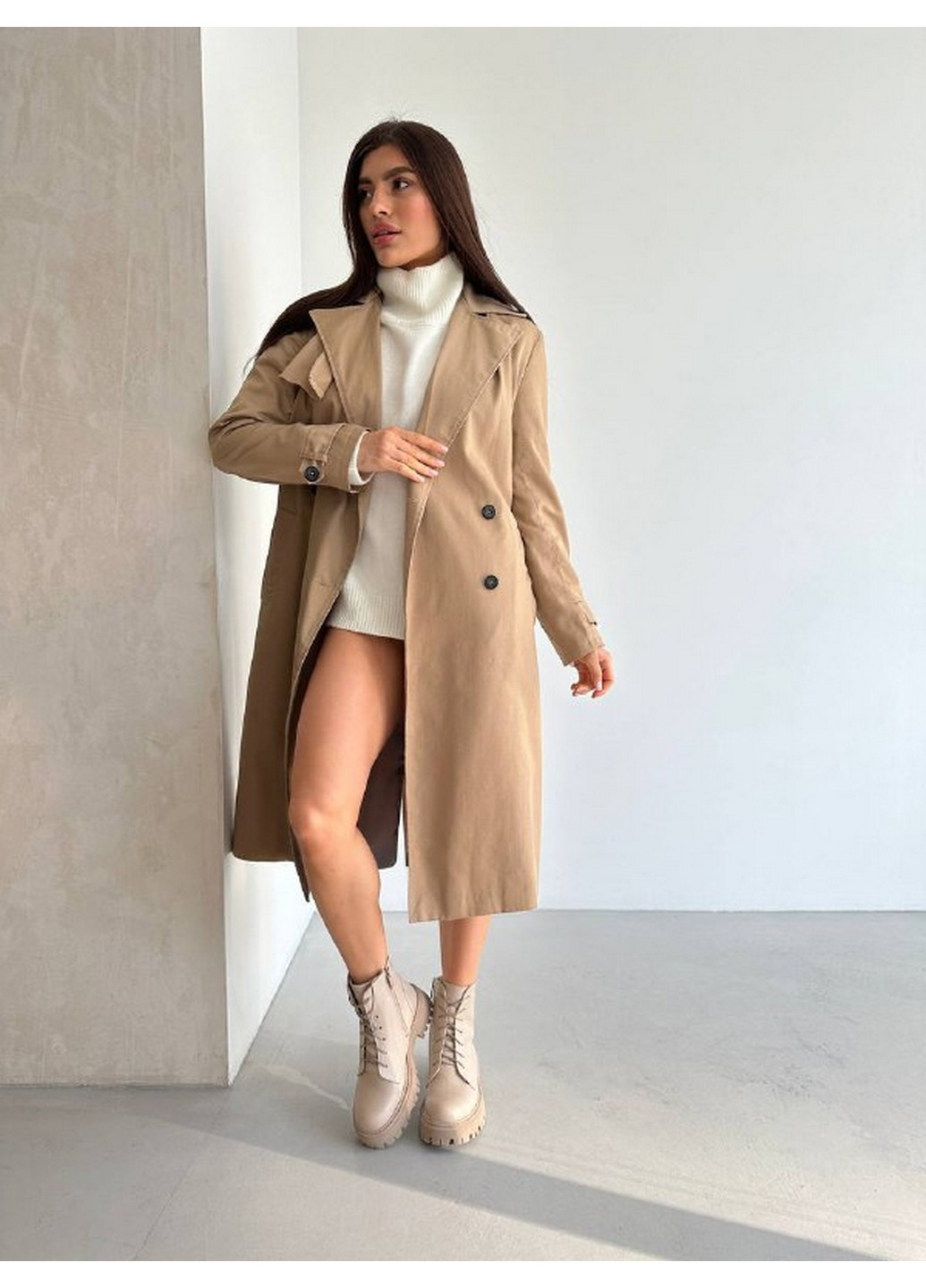 Осенние кожаные женские ботинки VZUTIK