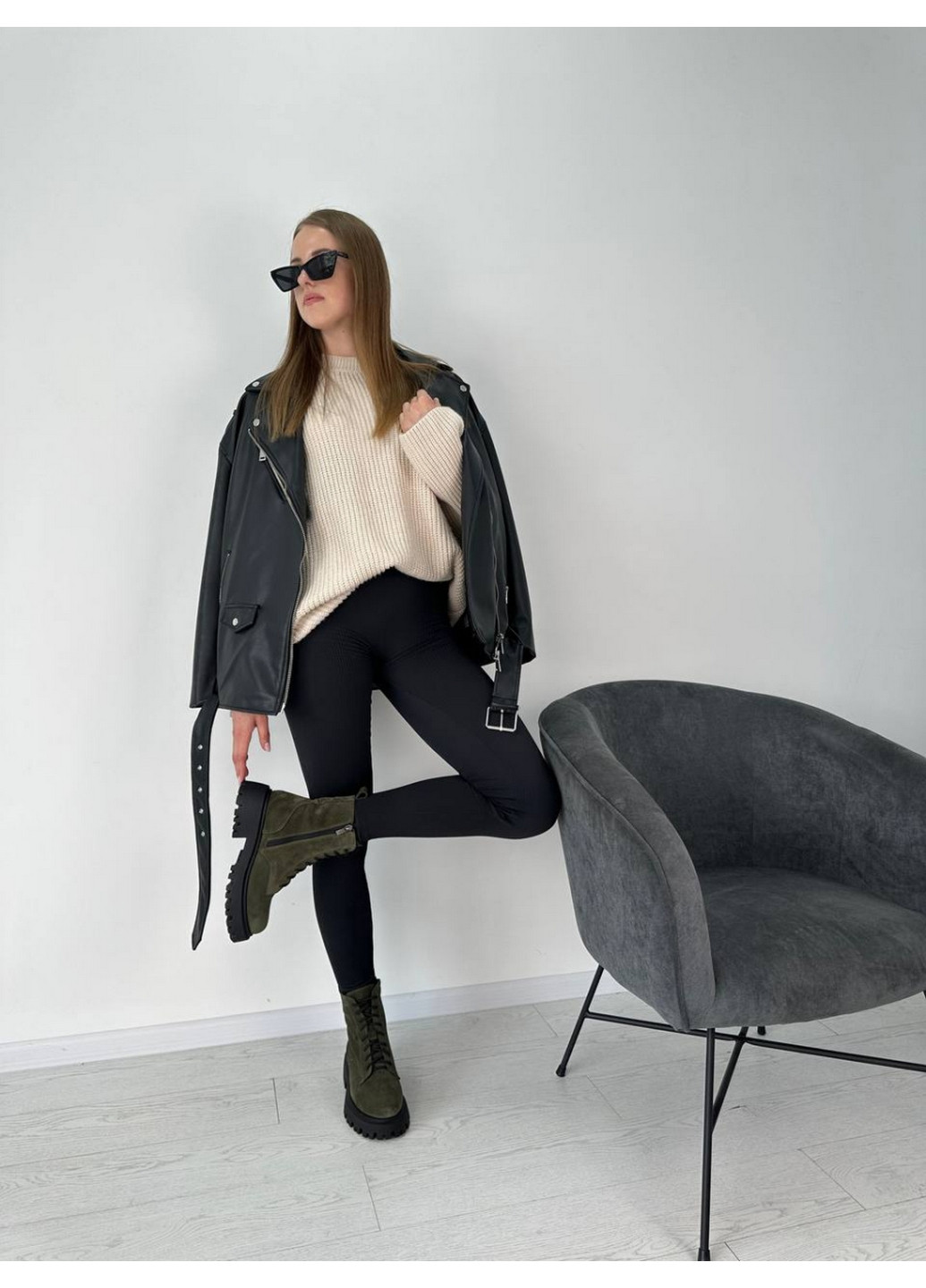 Замшеві жіночі черевики VZUTIK (277690794)