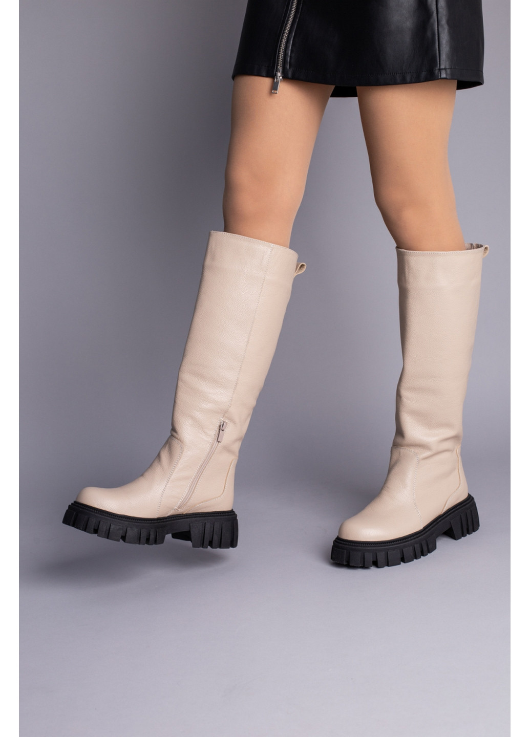 Жіночі шкіряні чоботи VZUTIK (277692825)