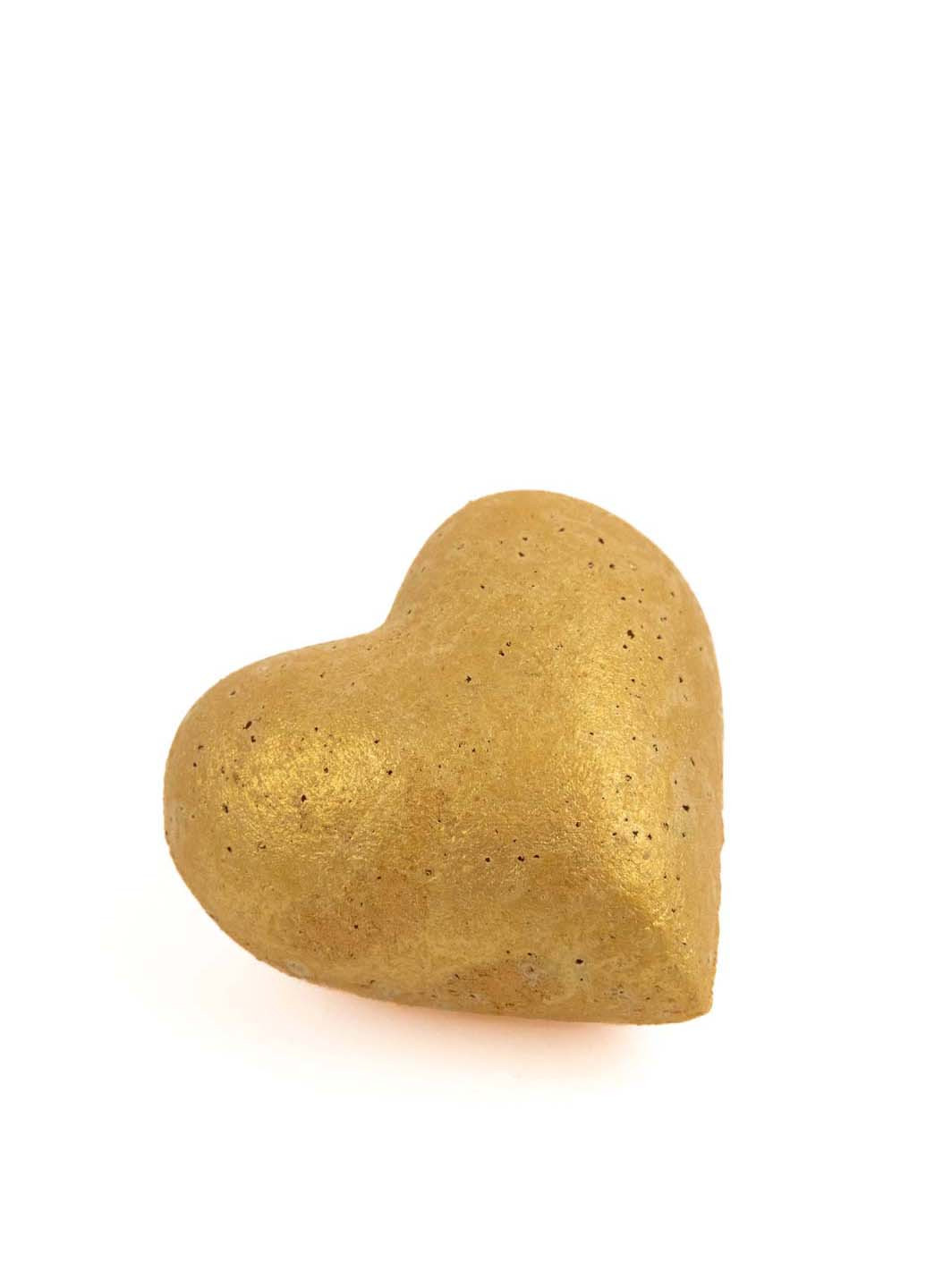 Бомбочка-сердце для ванны Golden heart 150 г DUSHKA (277634207)