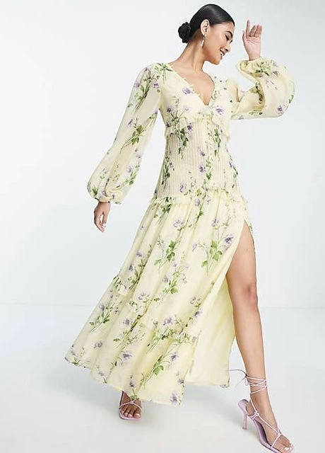 Жовтий сукня Asos