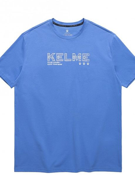 Голубая футболка голубая 8251tx1002.9432 с коротким рукавом Kelme Модель