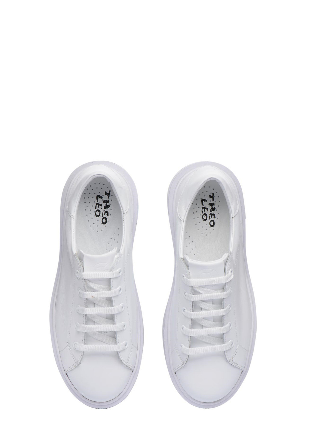 Белые кеды Theo Leo