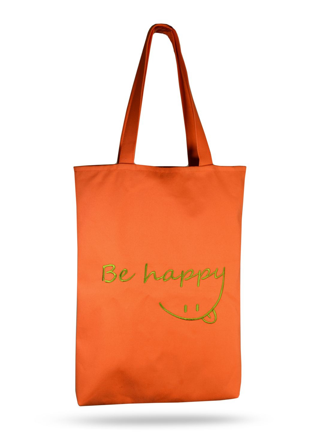 Сумка-шопер із вишивкою Be Happy, екосумка-шопер VladAltex (277976005)