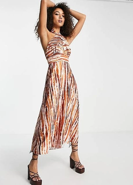 Коричнева сукня Asos