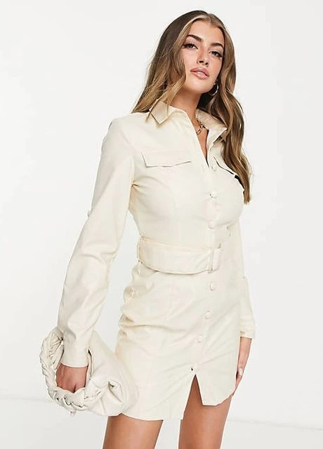 Бежевое платье Asos