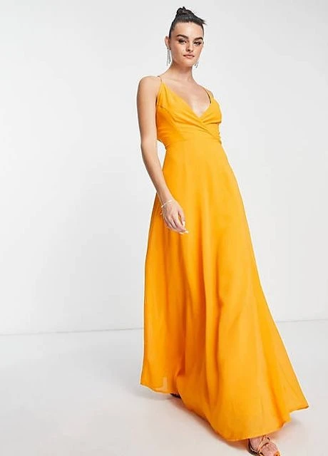Помаранчева сукня Asos