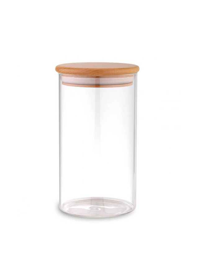 Банка з бамбуковою кришкою 1.25л 10*20см Home (277697370)