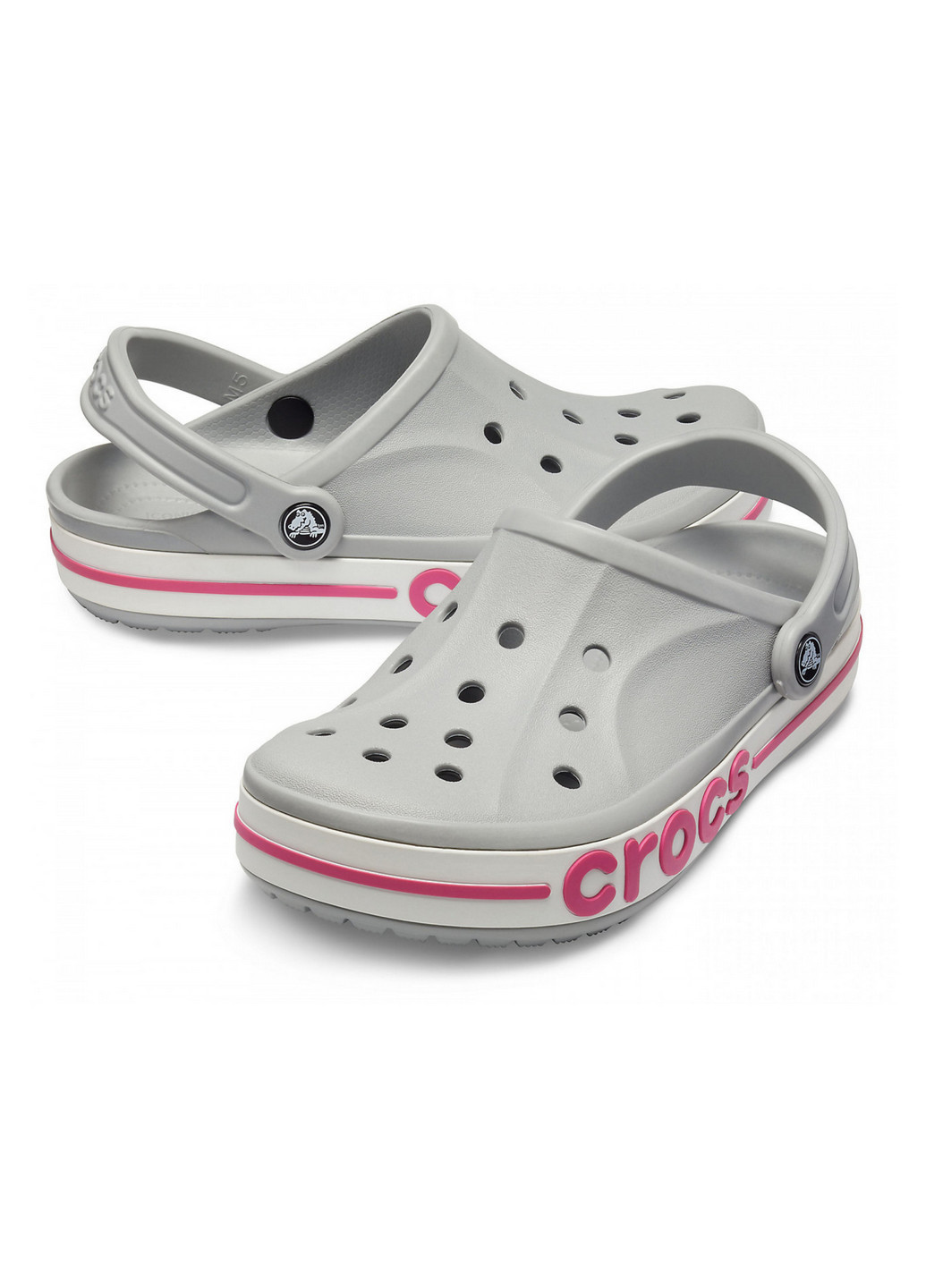 Сабо Light Grey / Candy Pink Crocs Bayaband (277821145)