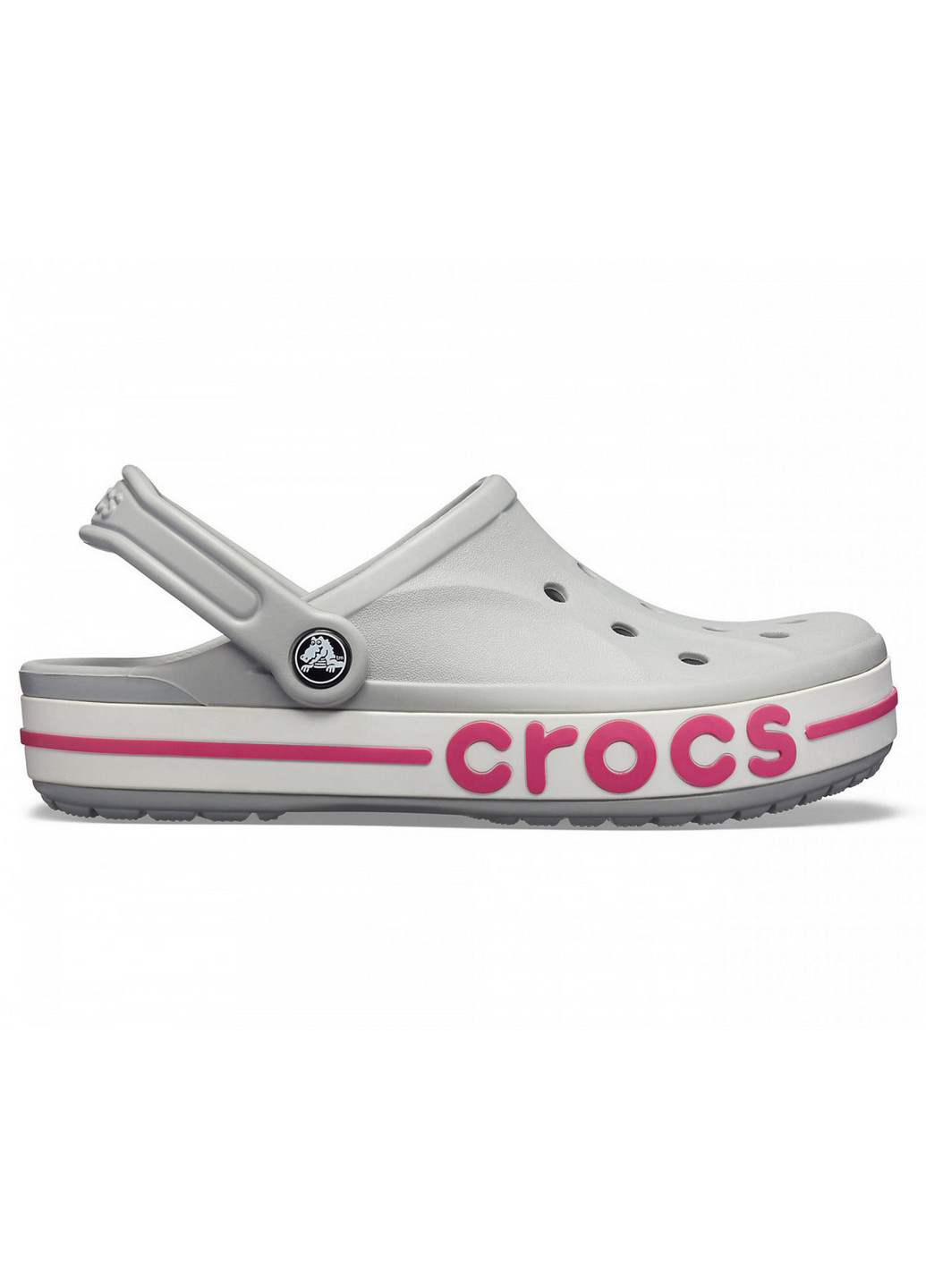 Сабо Light Grey / Candy Pink Crocs Bayaband (277821145)