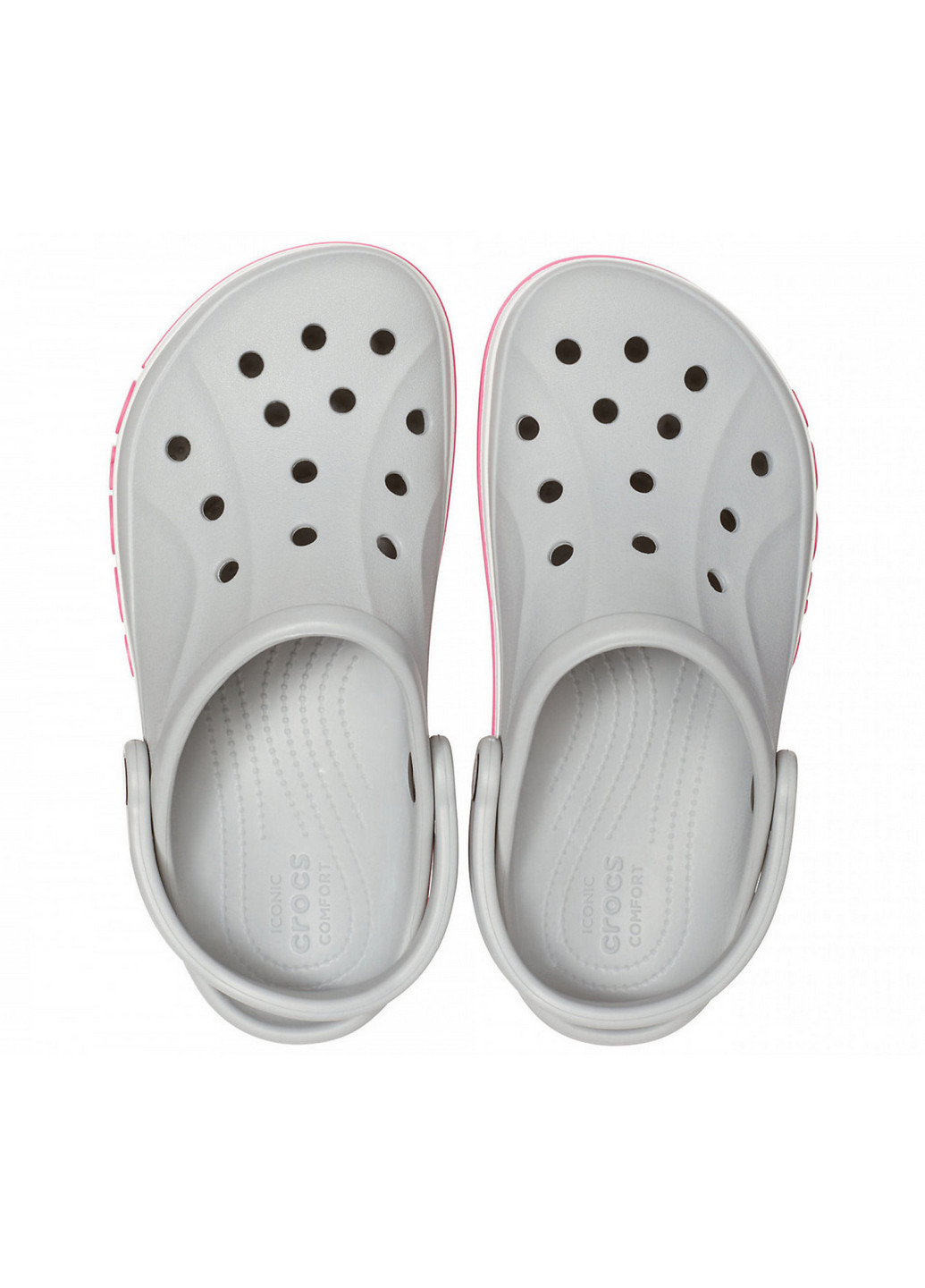 Сабо Light Grey / Candy Pink Crocs Bayaband (277821145)