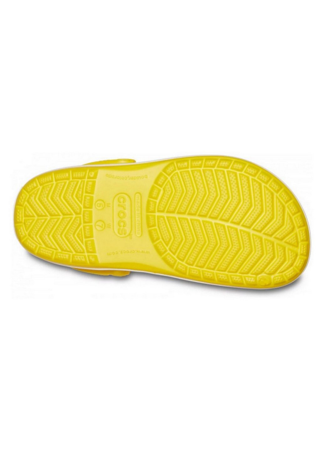 Сабо Yellow Crocs crocband (277821153)