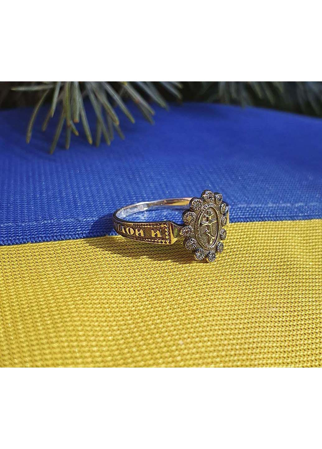 Кольцо православное спаси и сохрани 3972 SE Maxi Silver (277751127)