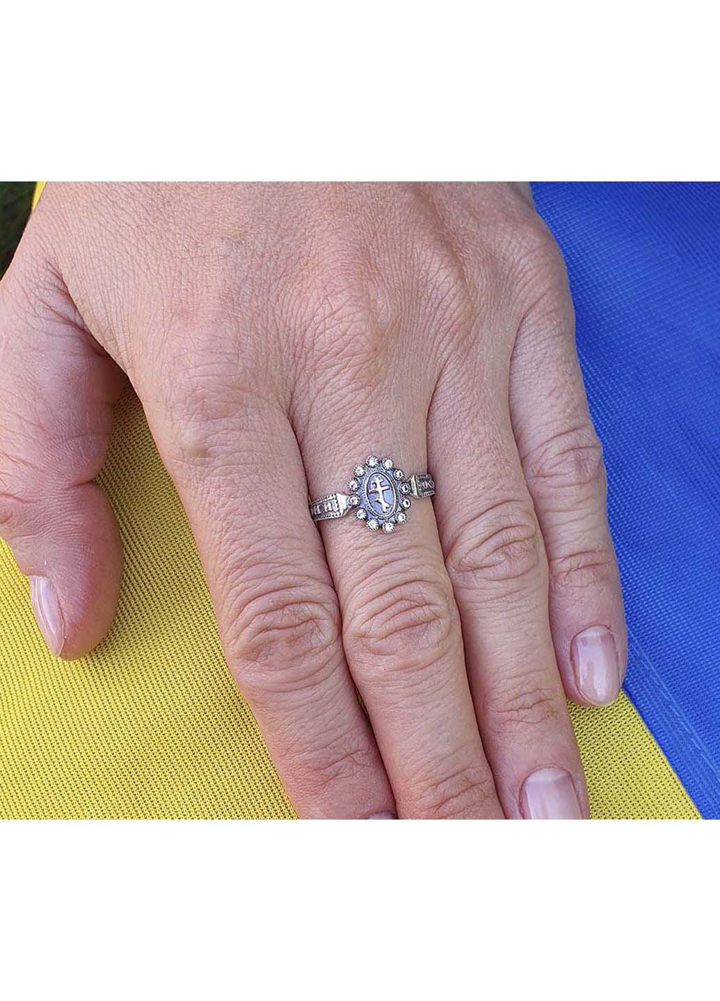 Кольцо православное спаси и сохрани 3972 SE Maxi Silver (277751127)