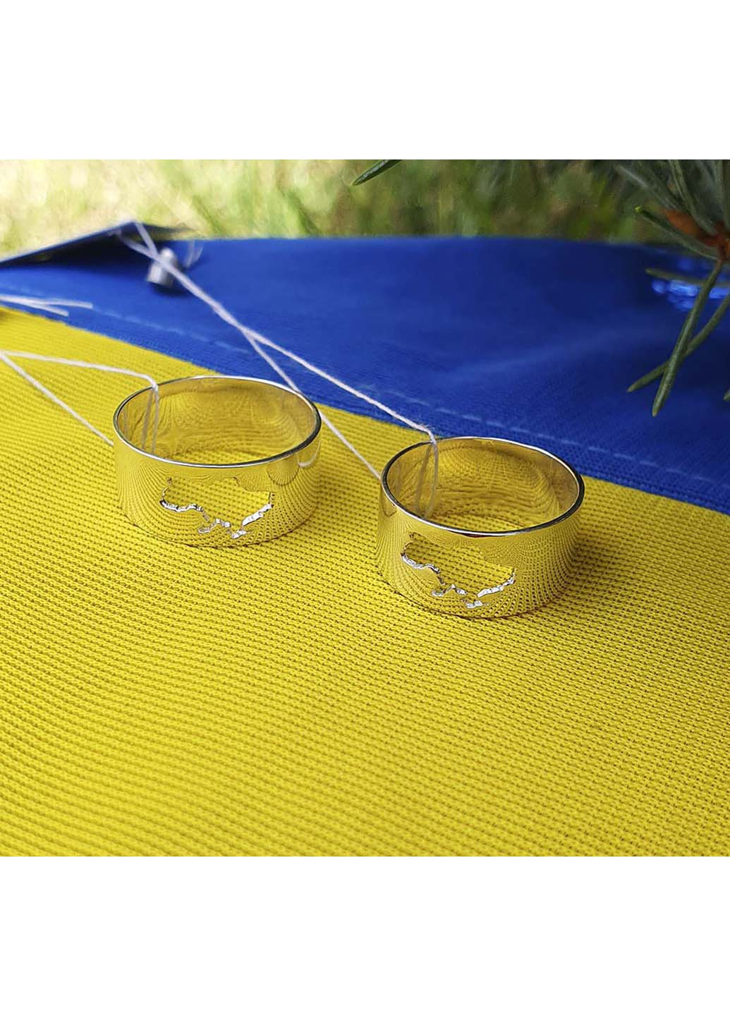 Кольцо карта Украины Анджелины Джоли 9259 SE Maxi Silver (277751129)