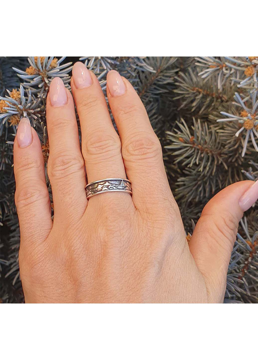 Кольцо горы 6825 SE Maxi Silver (277751139)