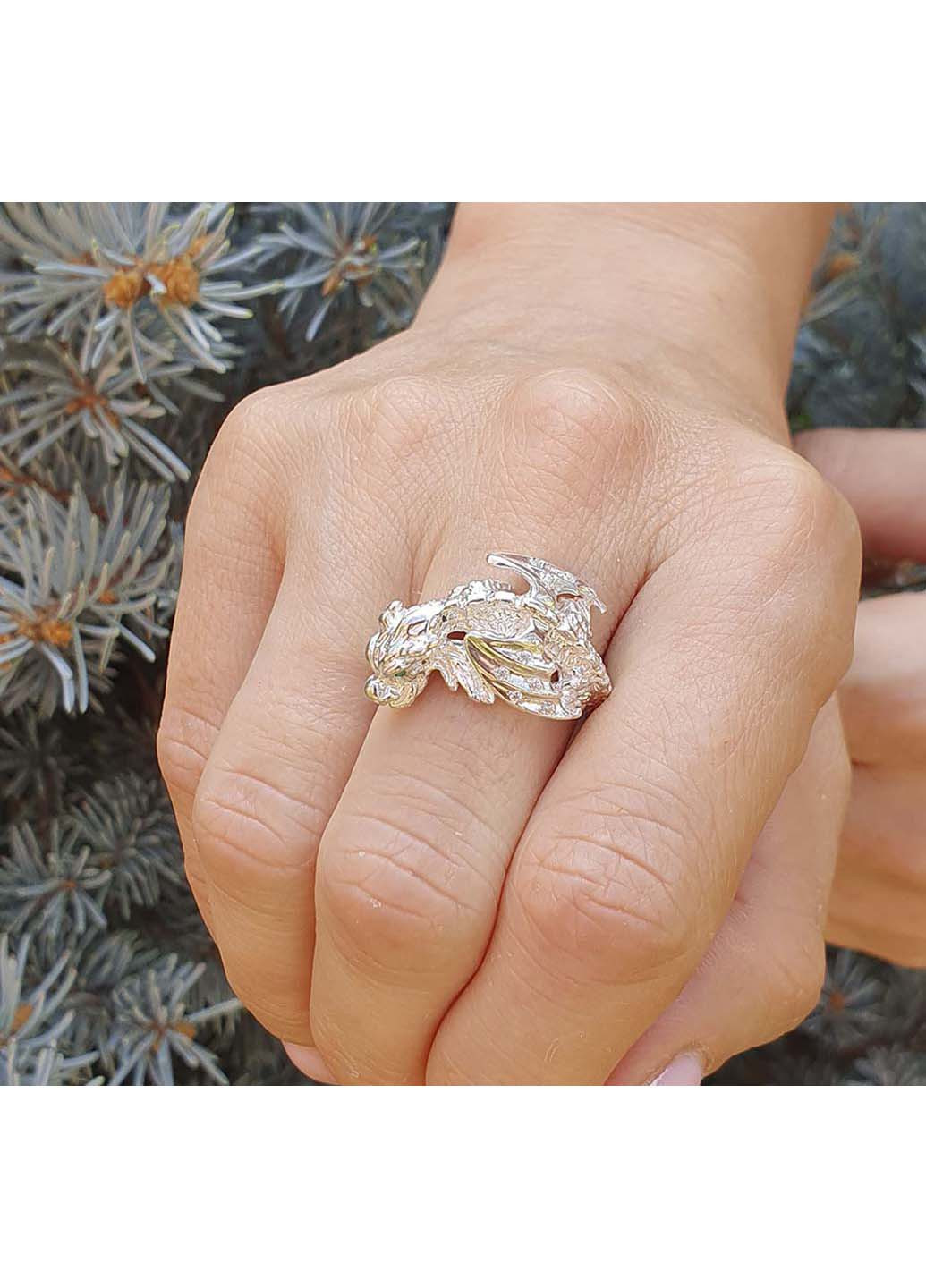 Кольцо дракон 3472 SE Maxi Silver (277751229)