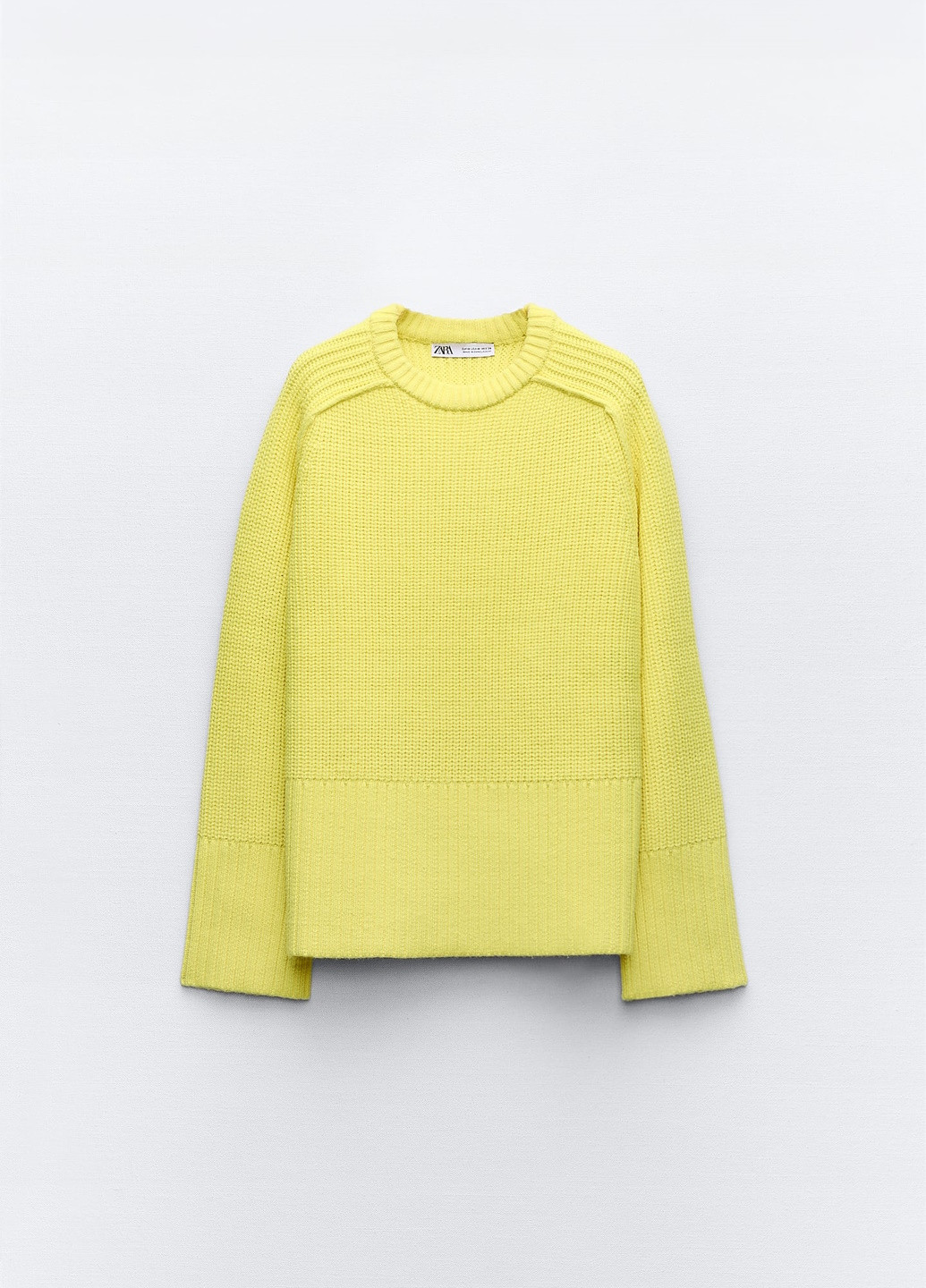 Жовтий демісезонний светр Zara