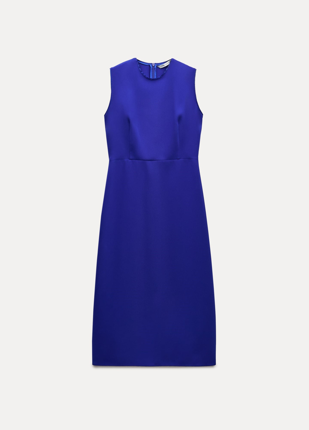 Синя ділова сукня Zara однотонна