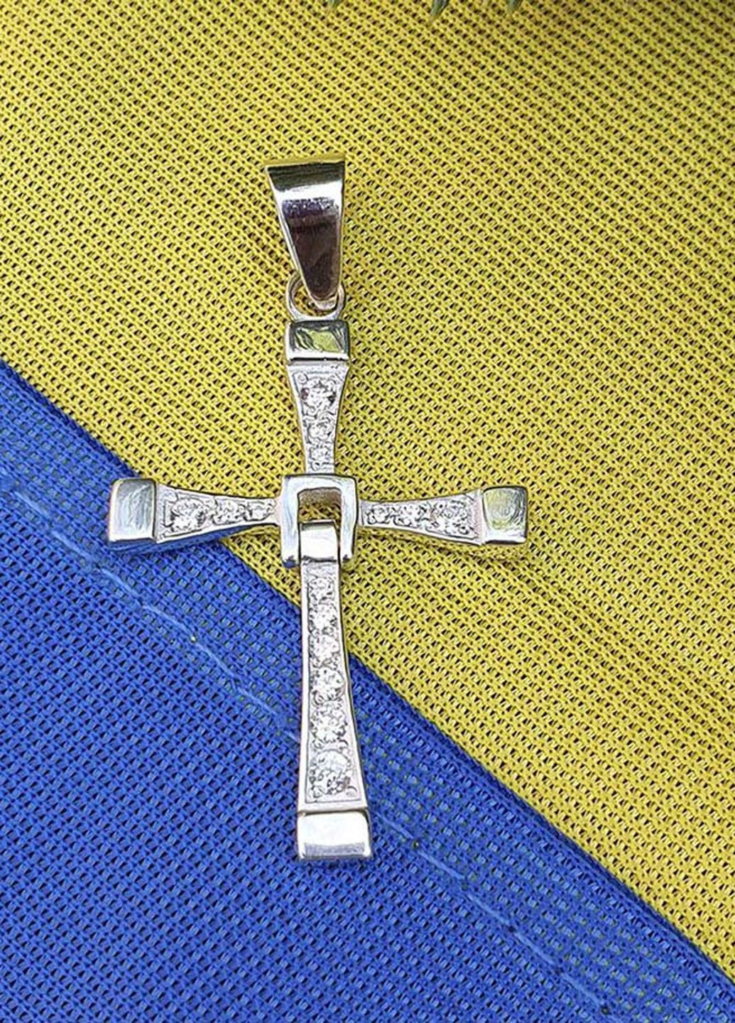 Крестик Доминика Торетто 5779 Maxi Silver (277757150)