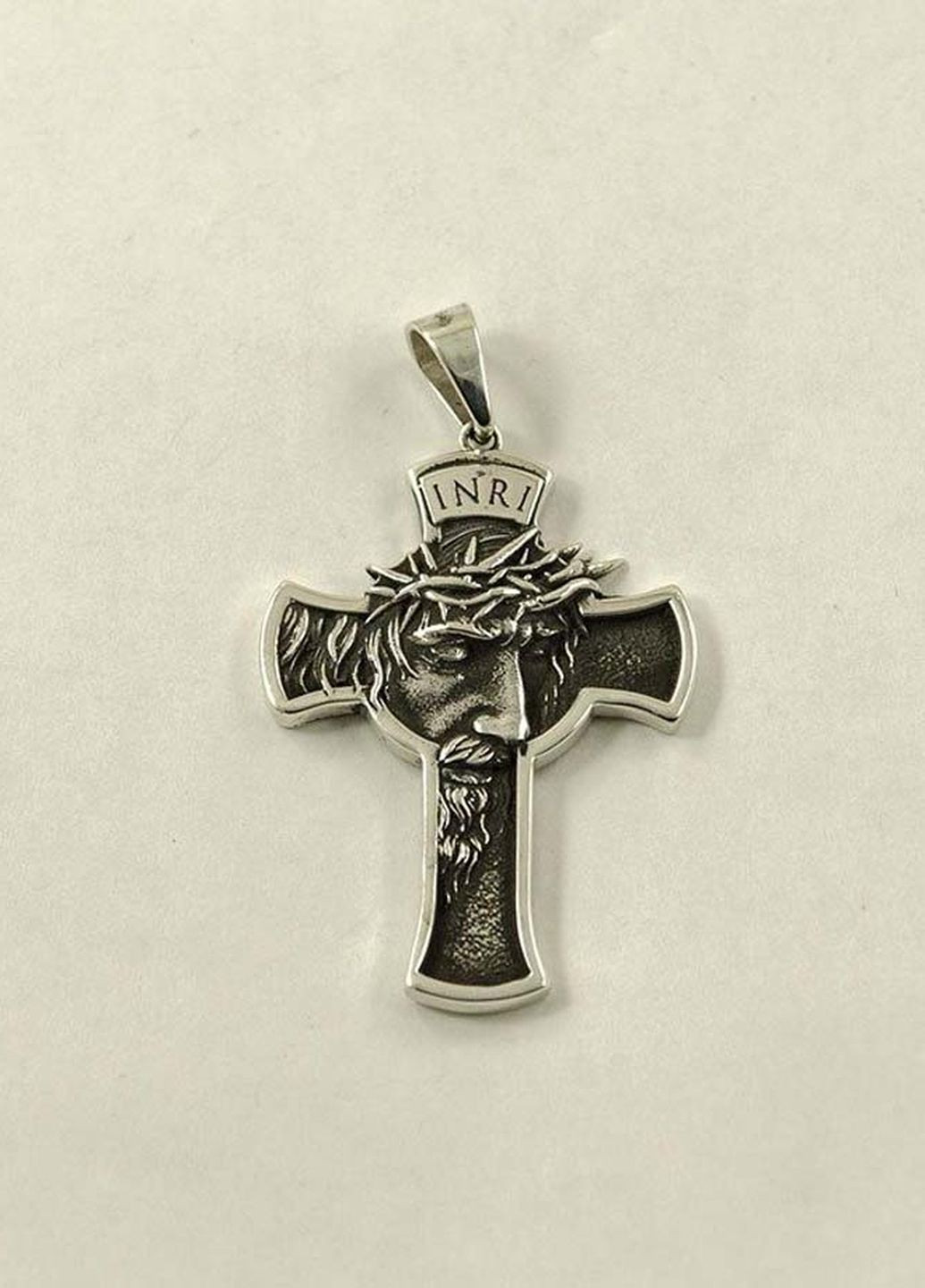 Хрест із Ісусом 9004 Maxi Silver (277756957)