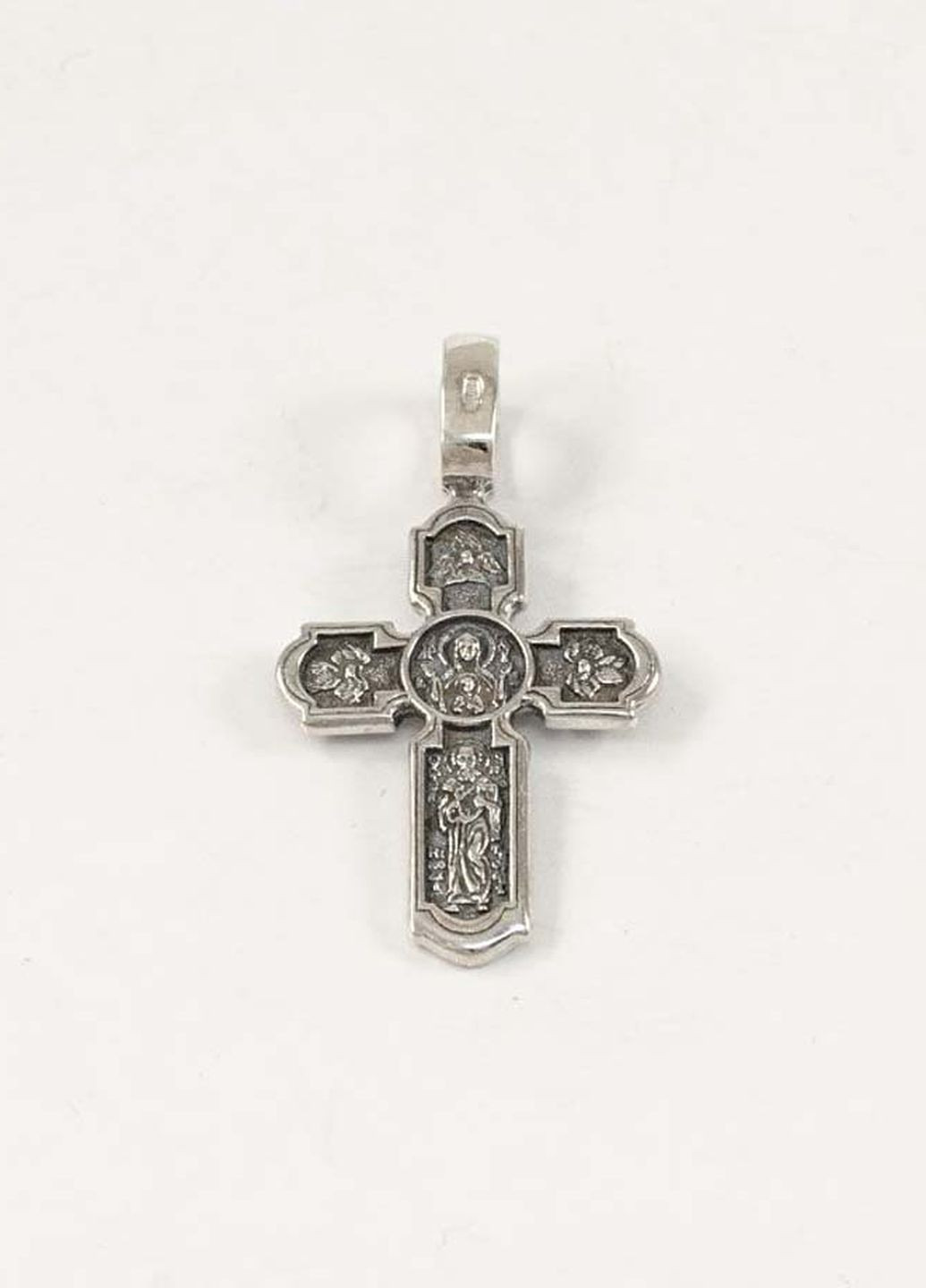 Хрестик натільний православний 7519 Maxi Silver (277757201)