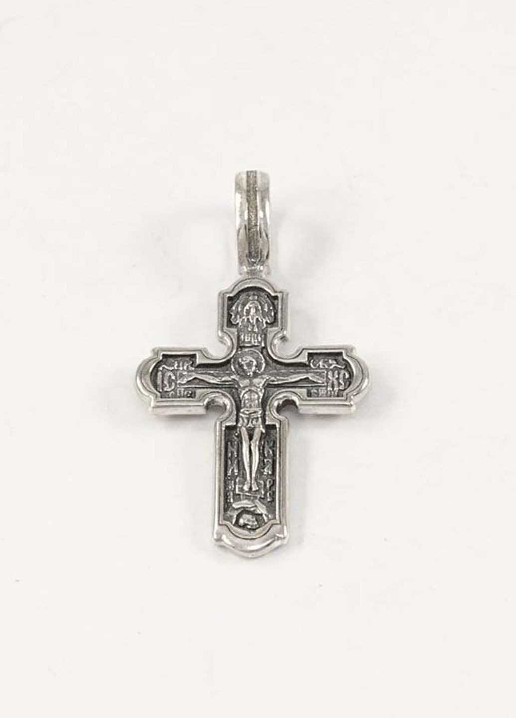 Хрестик натільний православний 7519 Maxi Silver (277757201)
