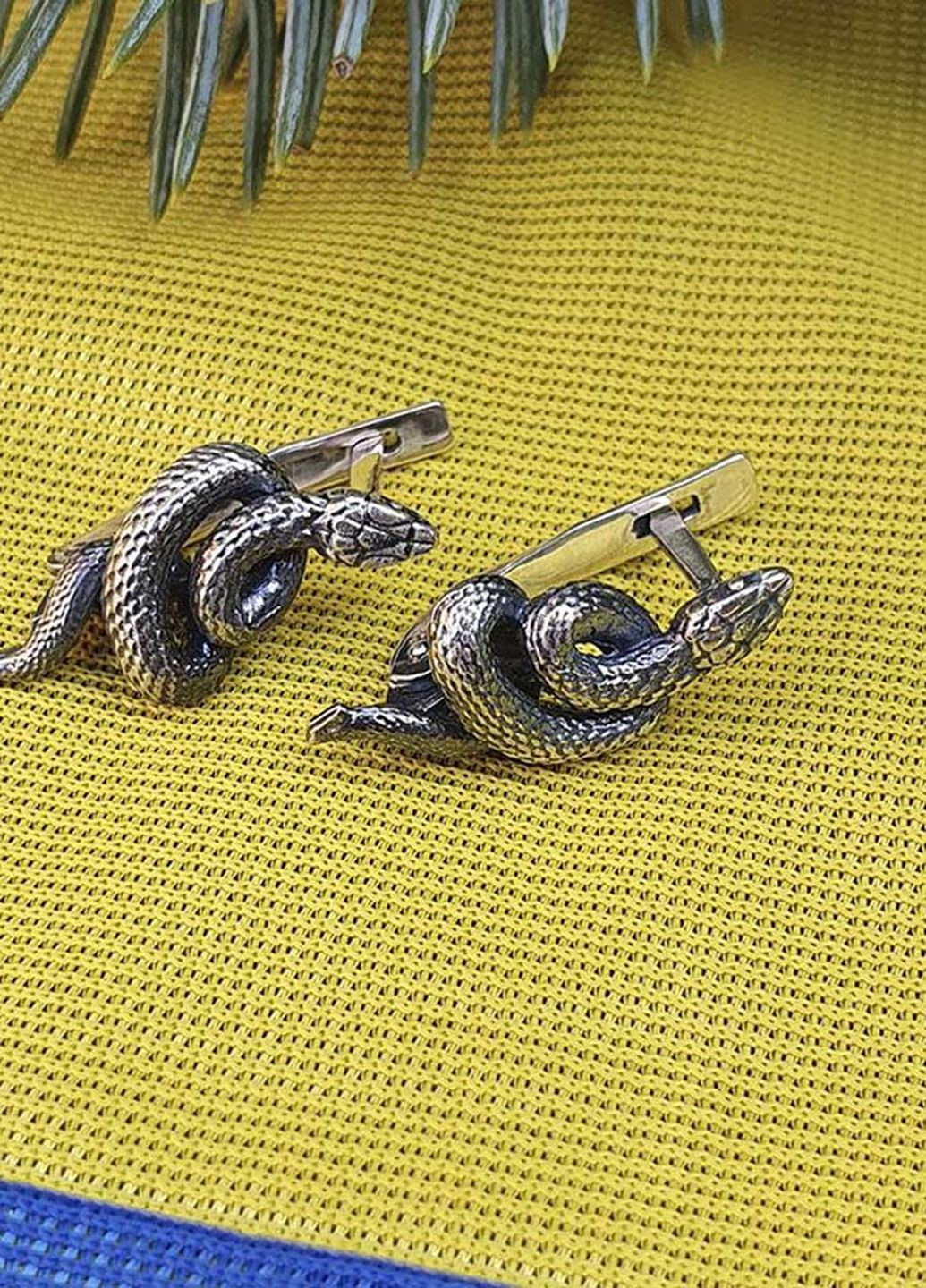 Сережки у вигляді змії 8885 Maxi Silver (277756994)