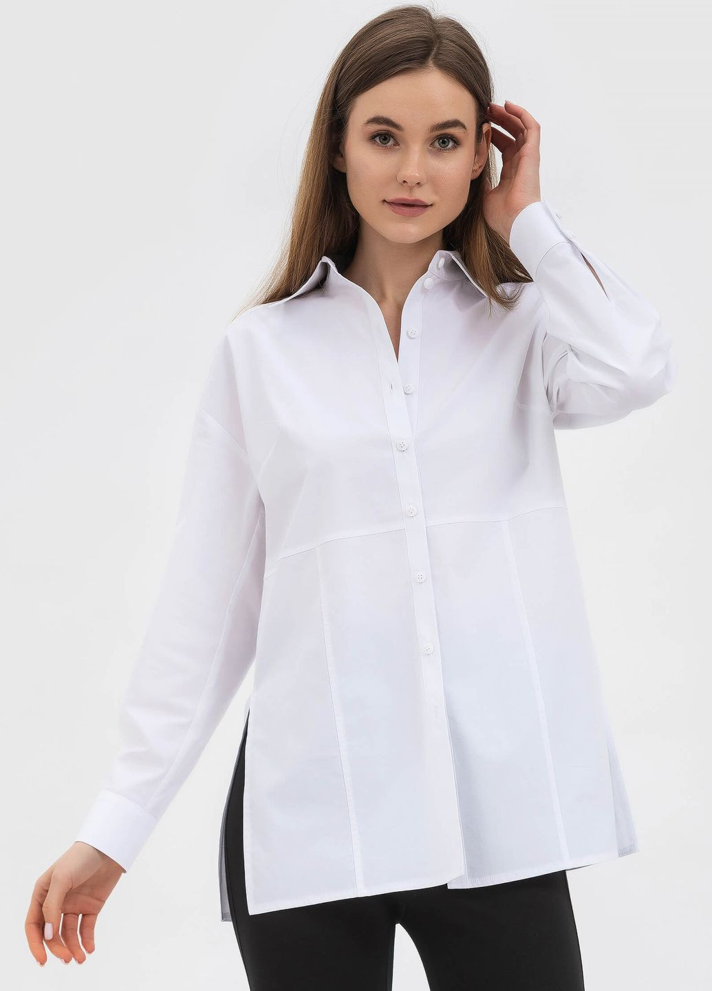 Белая демисезонная блуза Lesia Лорето
