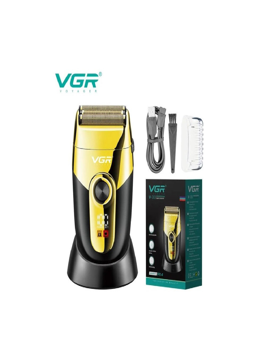 Электробритва V-383 бритва аккумуляторная VGR (277979676)